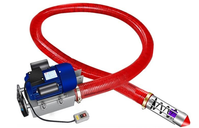 用于輸送玉米顆粒的小型輸送機(jī)器，適用于中小型農(nóng)場和下鄉(xiāng)流動收糧食